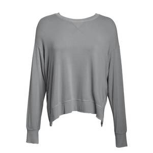 NEW LVHR women's sabina crew sweatshirt in slate grey